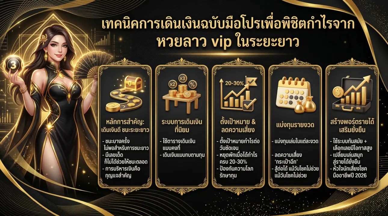 เทคนิคเดินเงินหวยลาว VIP